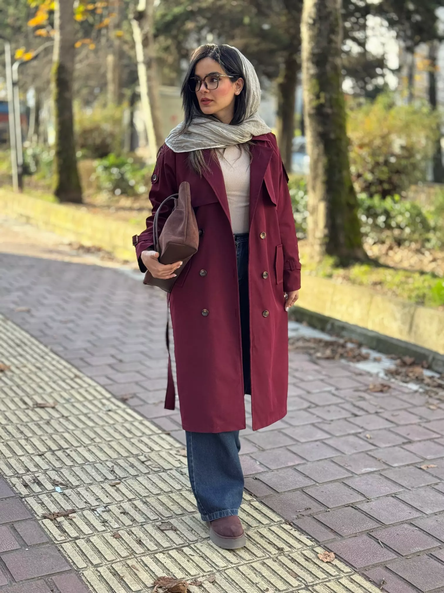 ترنچ کت بارانی آستردار شیدا